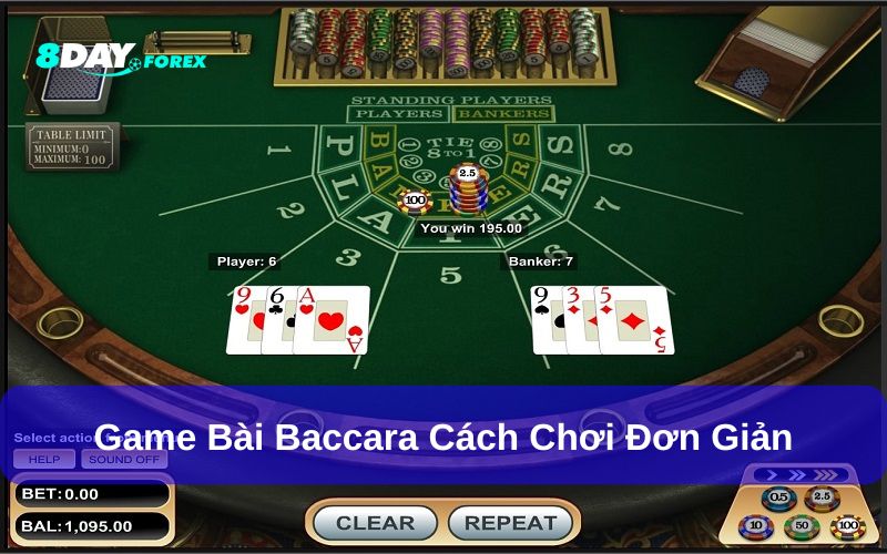 Luật Chơi Baccara 8Day Đơn Giản, Dễ Hiểu